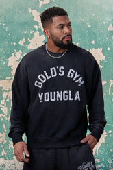 5166 - Gold's Iron Legacy Vintage Crewnecks - Black
