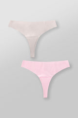 W6112 Padded Seamless Thong - Pink Pack