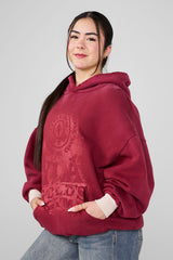 W5202 - Golds Iron Legacy Vintage Hoodie - Burgundy