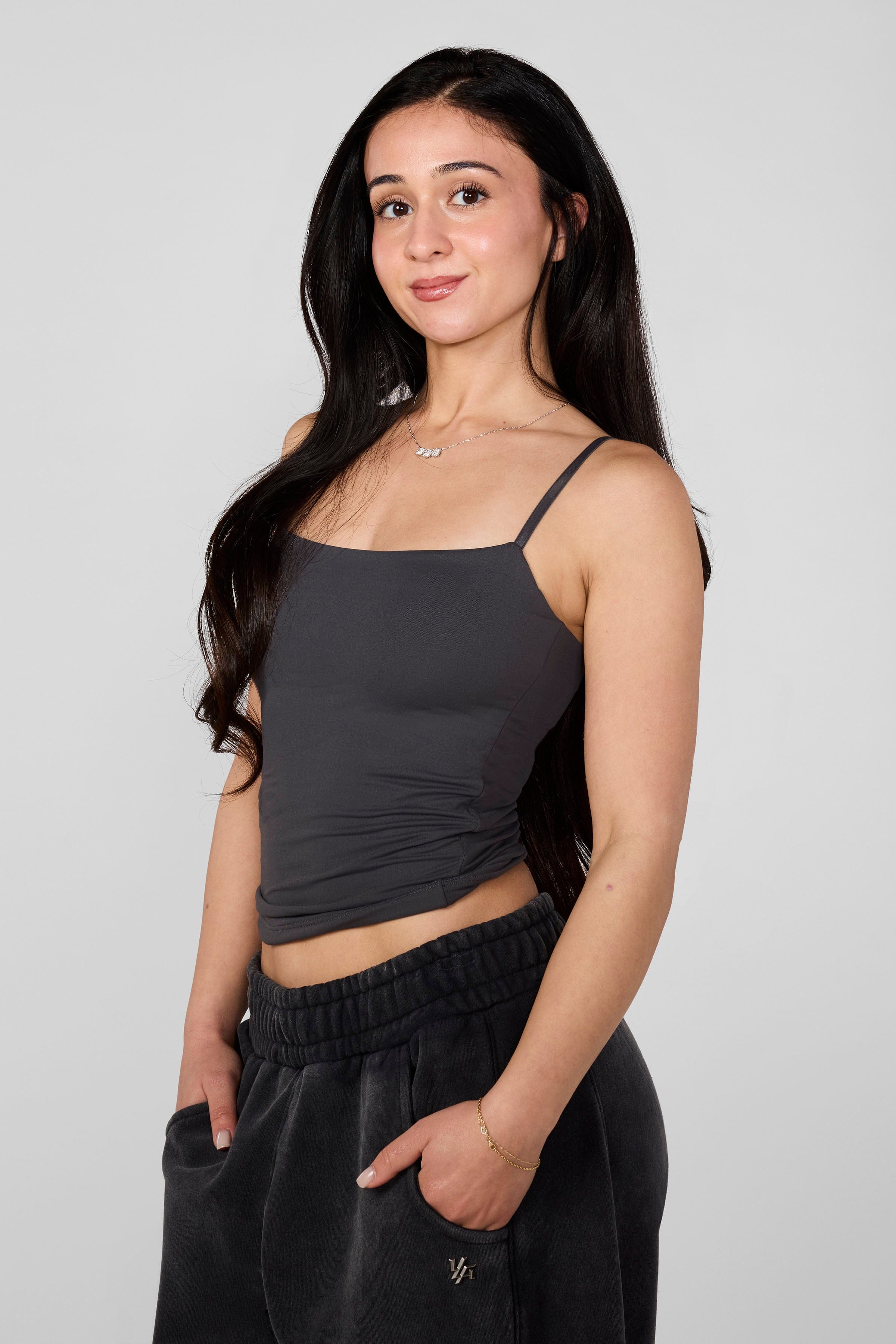 W4280 - Studio Edit Cami - Charcoal