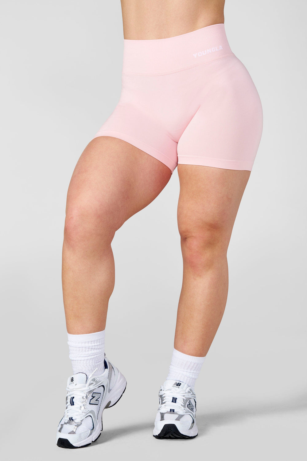 W1156 - Kove Seamless Shorts - Light Pink