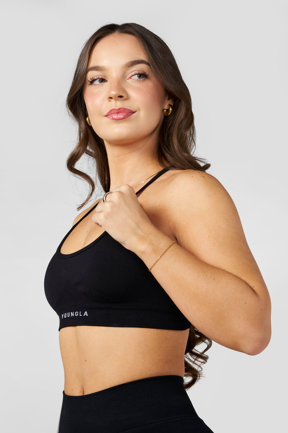 W338 - Curve Seamless Bra - New Colors - Ebony Black