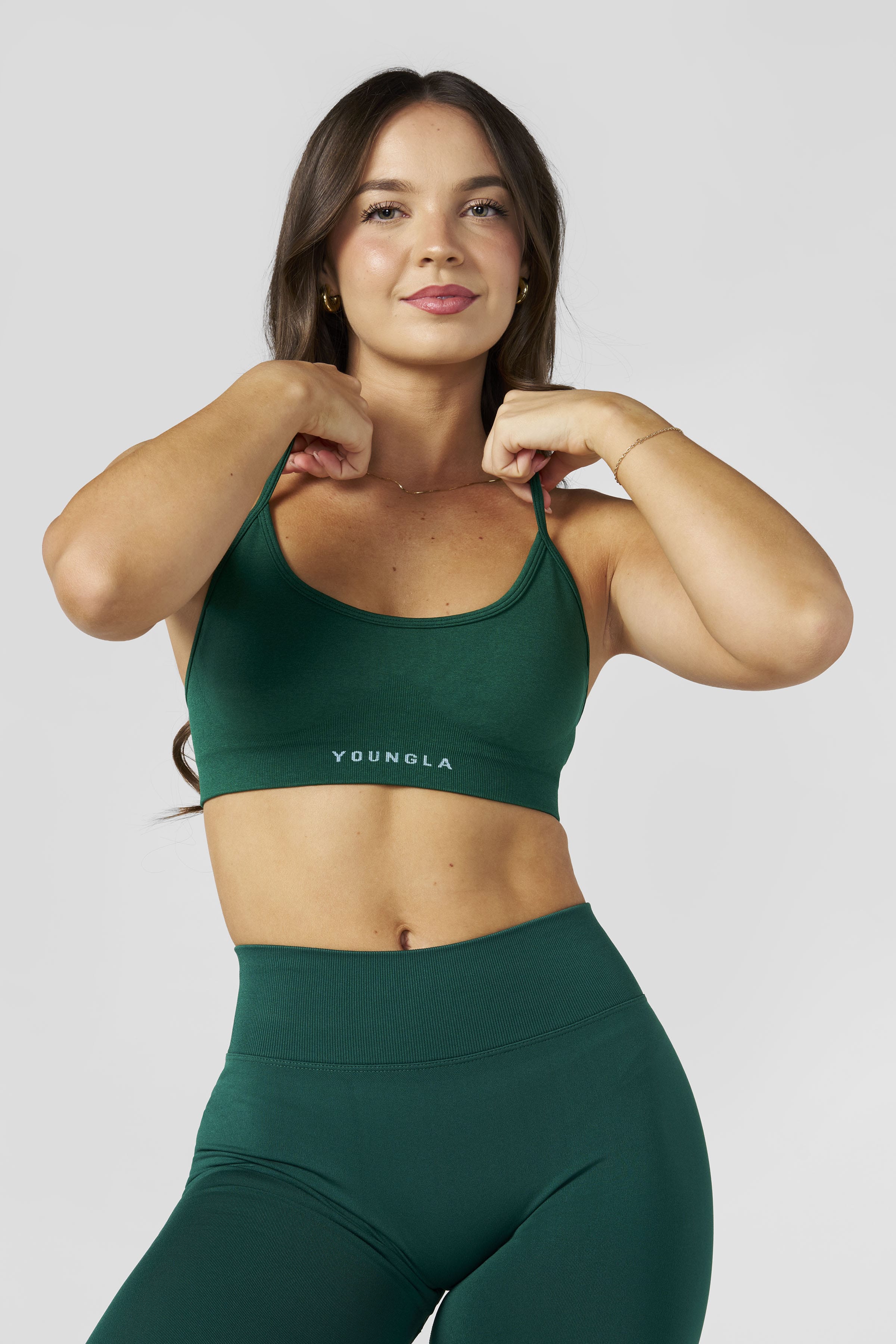 W338 - Curve Seamless Bra - New Colors - Green