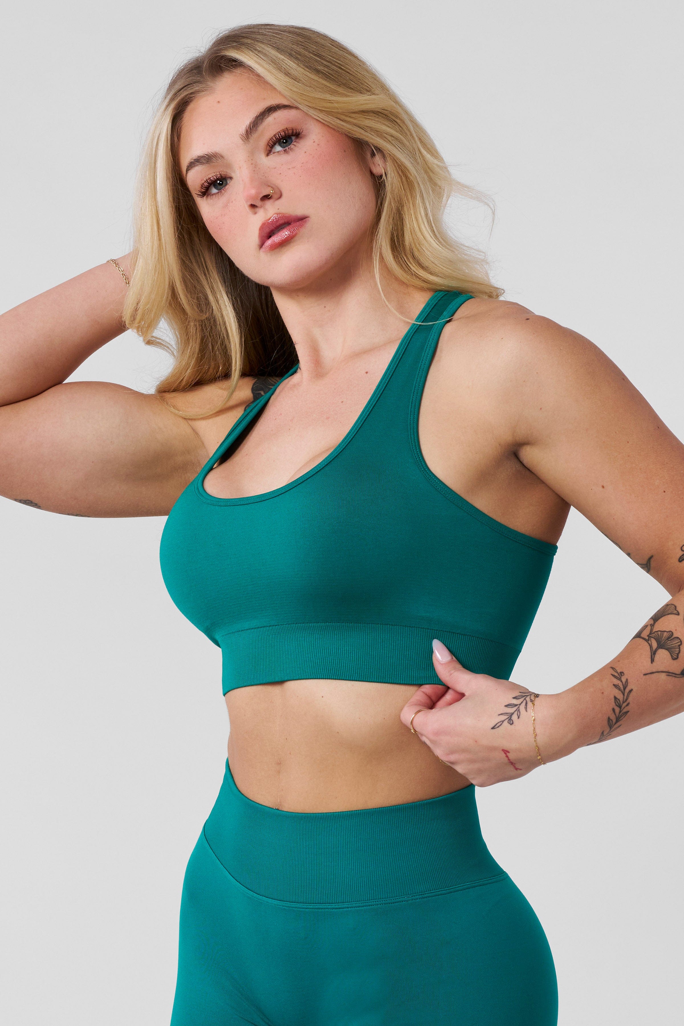 W357 Legacy Seamless Bra - Green