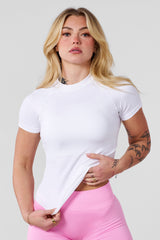 W491 Legacy Seamless Short Sleeve - White