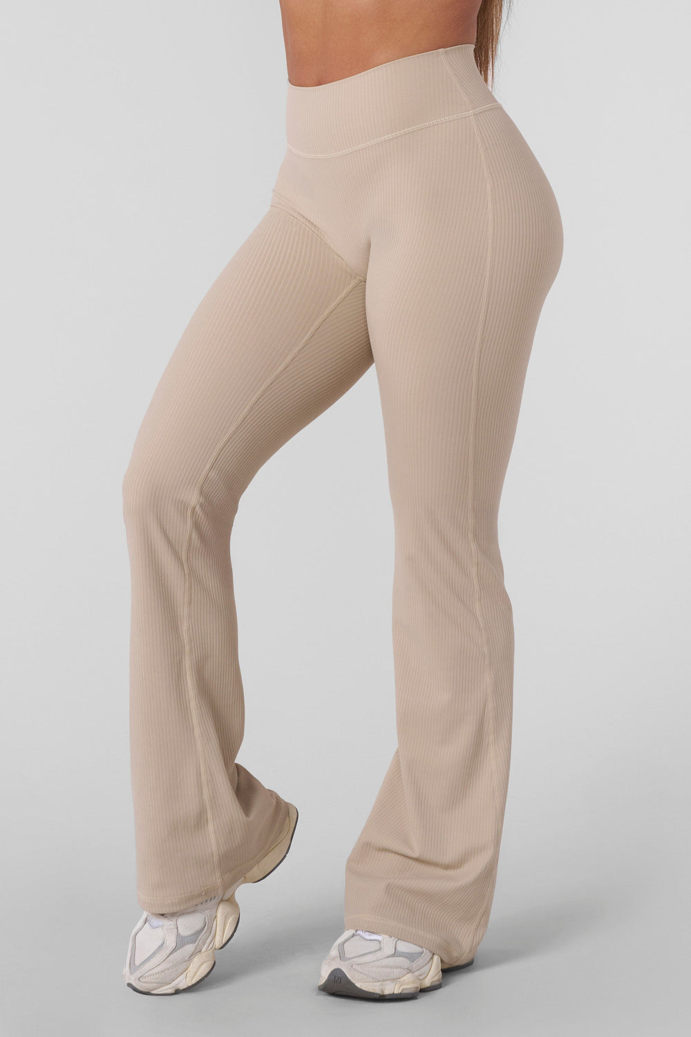 W269 Luna Flare Leggings - Taupe