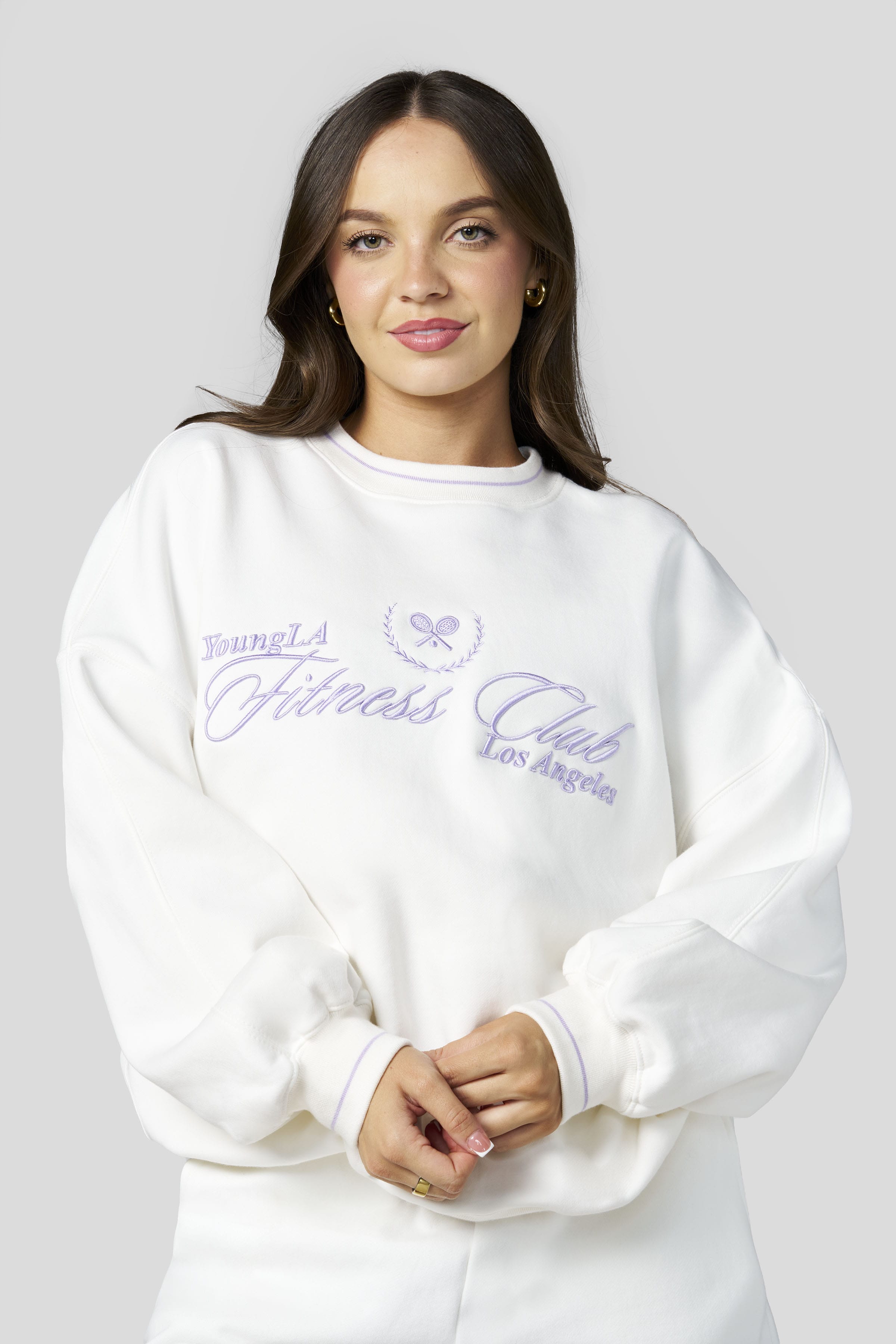 W5172 - Country Club Crewneck - White