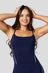 W4332 - Prep Tank Top - Navy