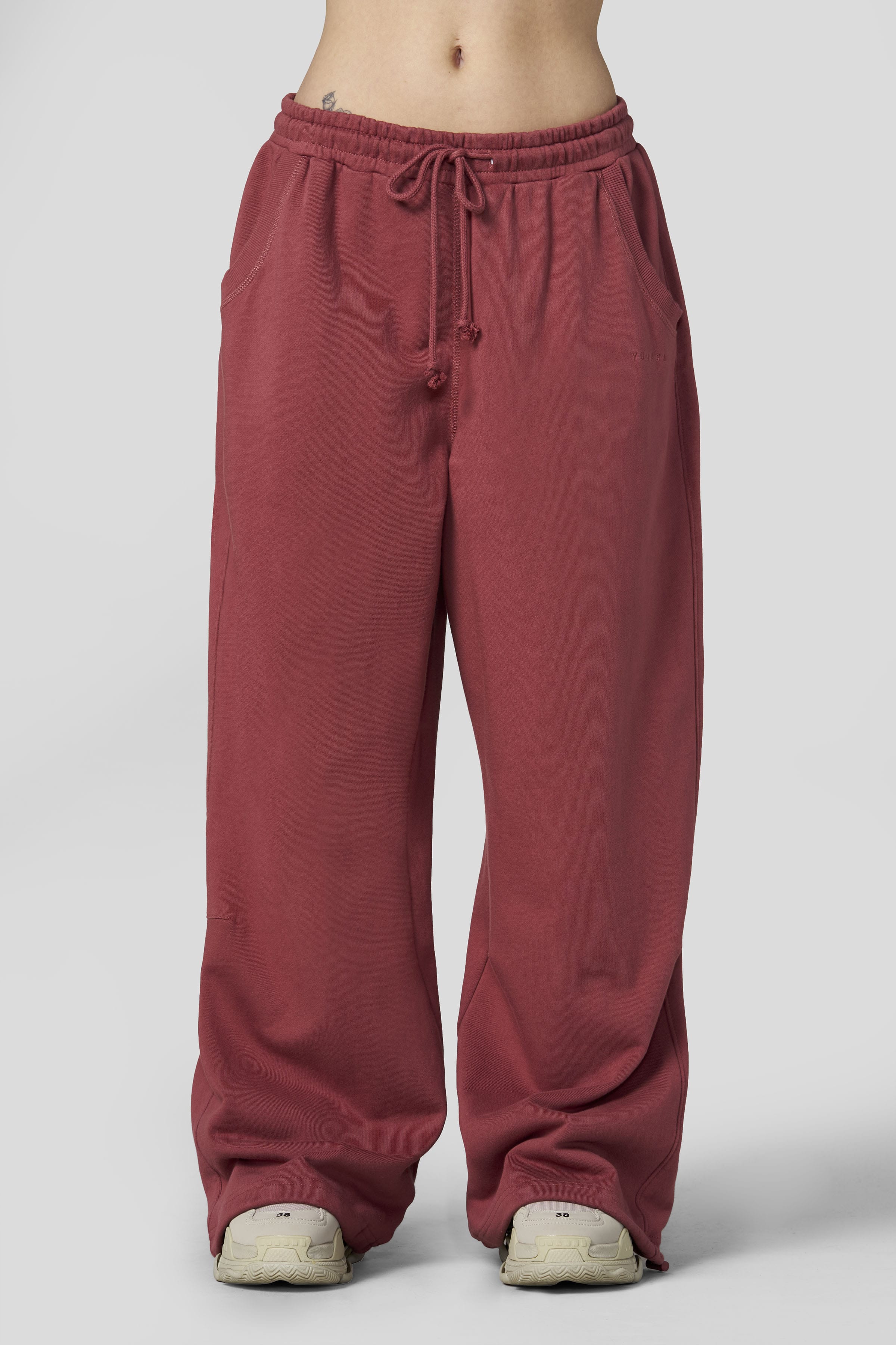 W2296 Super Baggy Sweats - Rosewood
