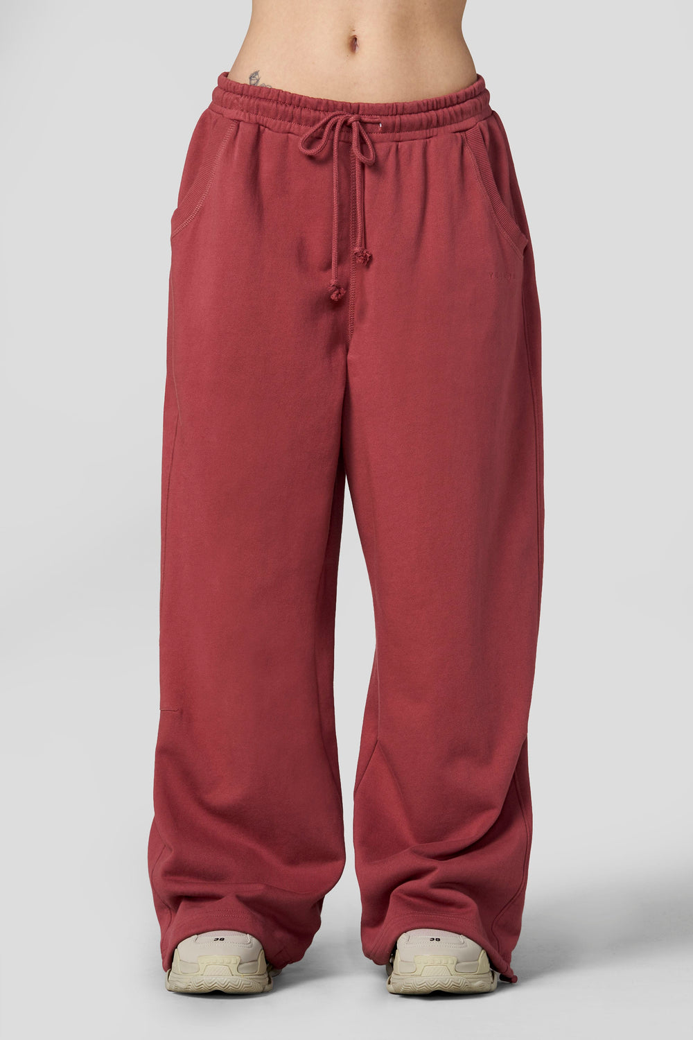W2296 Super Baggy Sweats - Rosewood