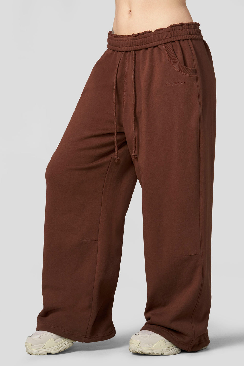W2296 Super Baggy Sweats - Brown