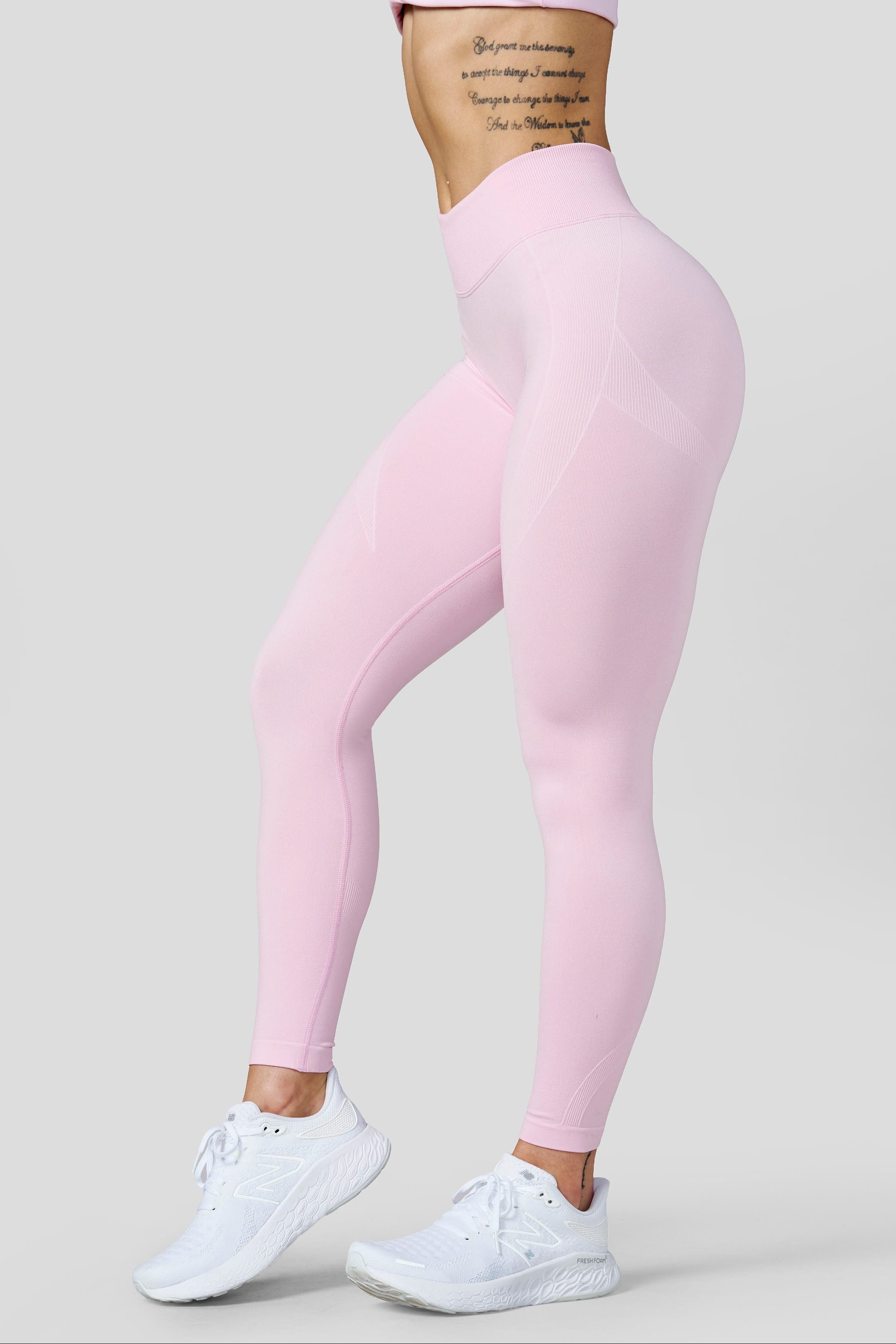 W252 Curve Hourglass Leggings Summer 26' - Light Pink