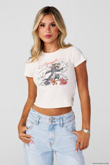 W405 Tom & Jerry Baby Tee - Chase Mode