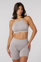 W452 Core Hourglass Bra Tank - Grey