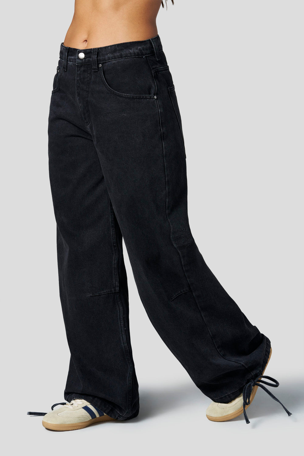 W2298 - Boyfriend Jeans - Black
