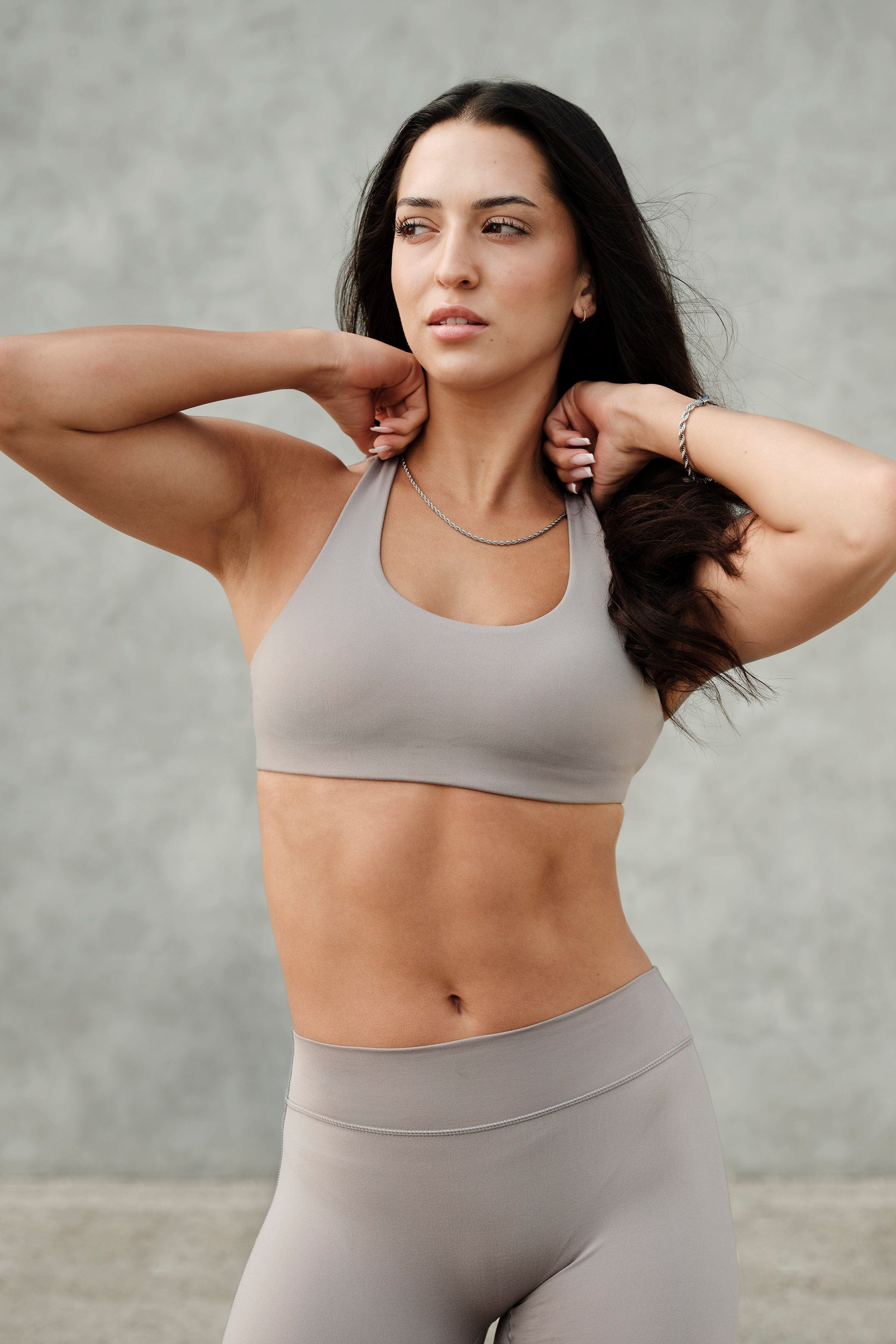 W341 Balance Crossback Bra - Grey