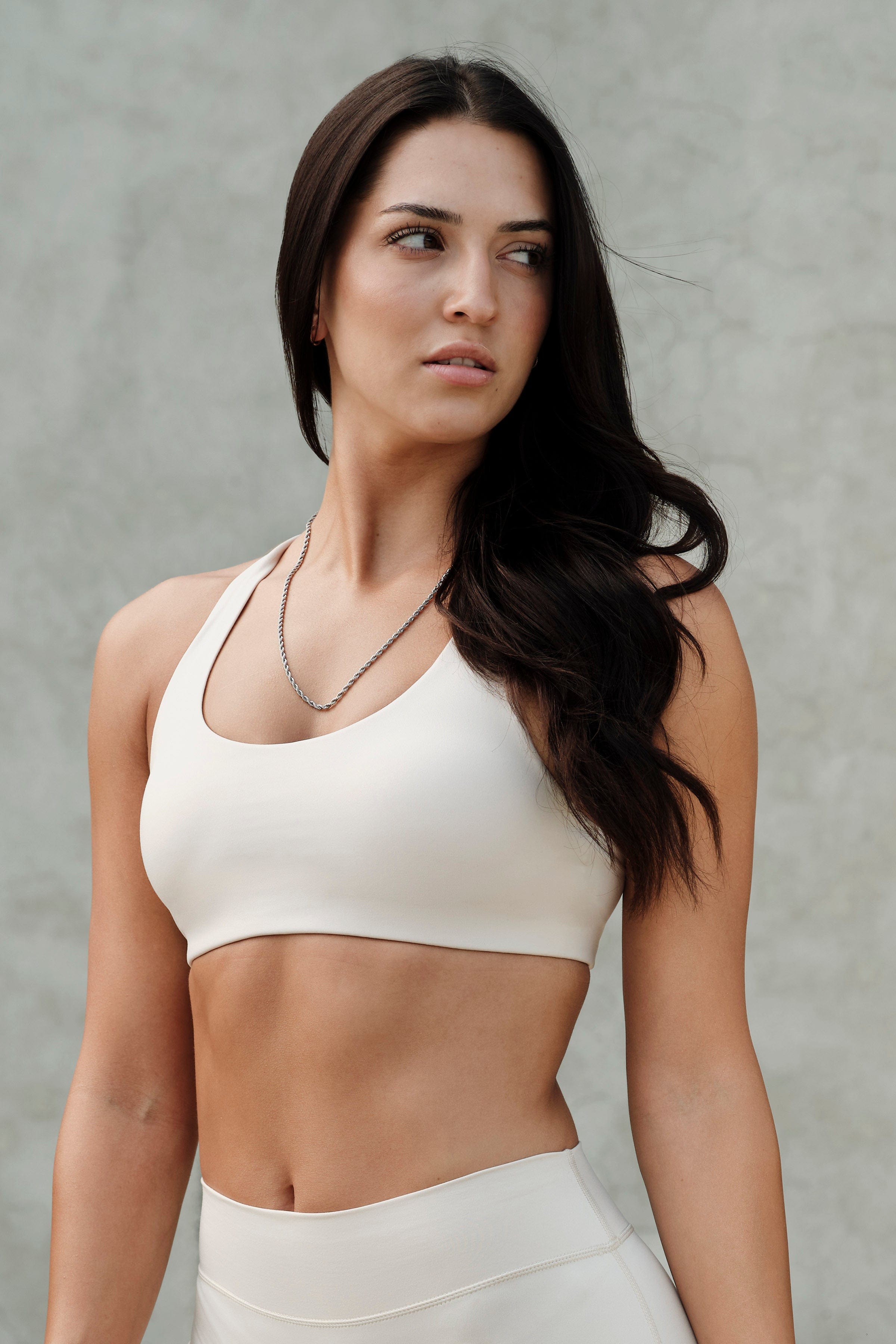 W341 Balance Crossback Bra - Cream