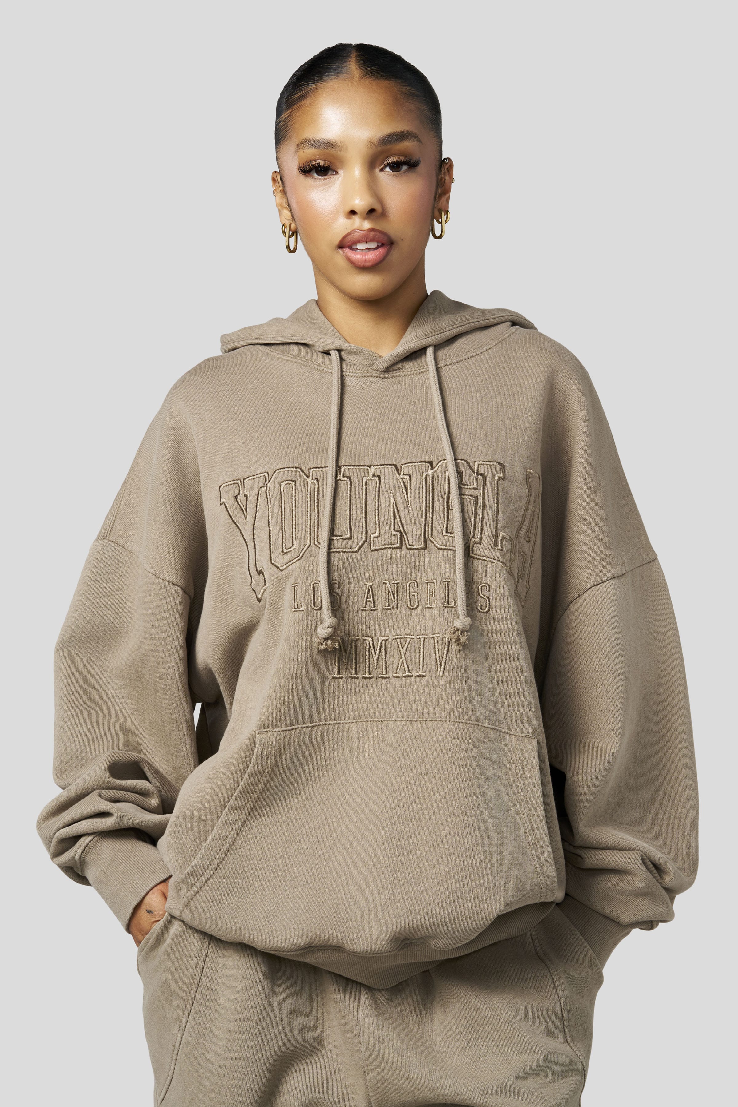 W542 - Mineral Hoodie - Taupe