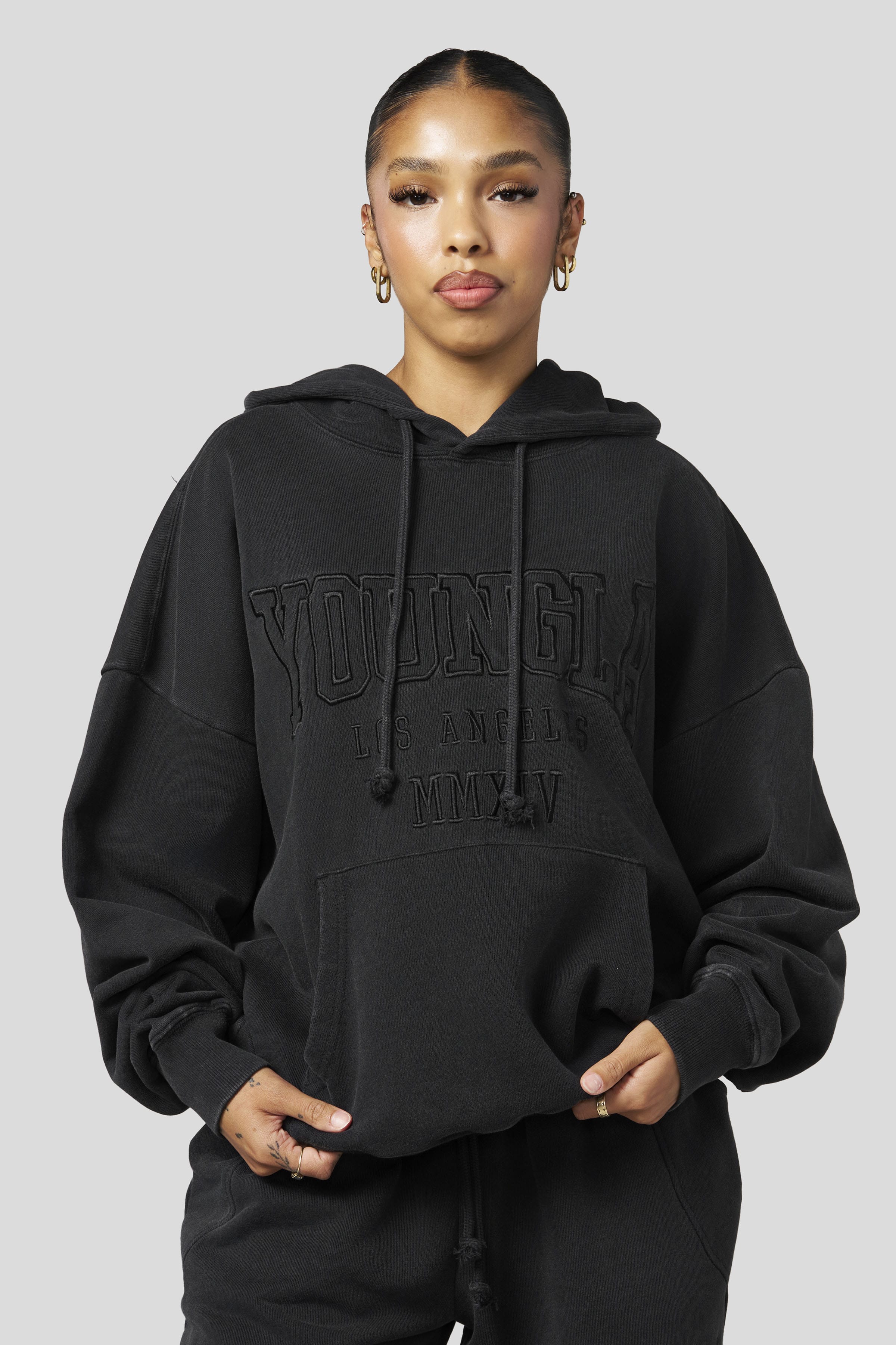 W542 - Mineral Hoodie - Black