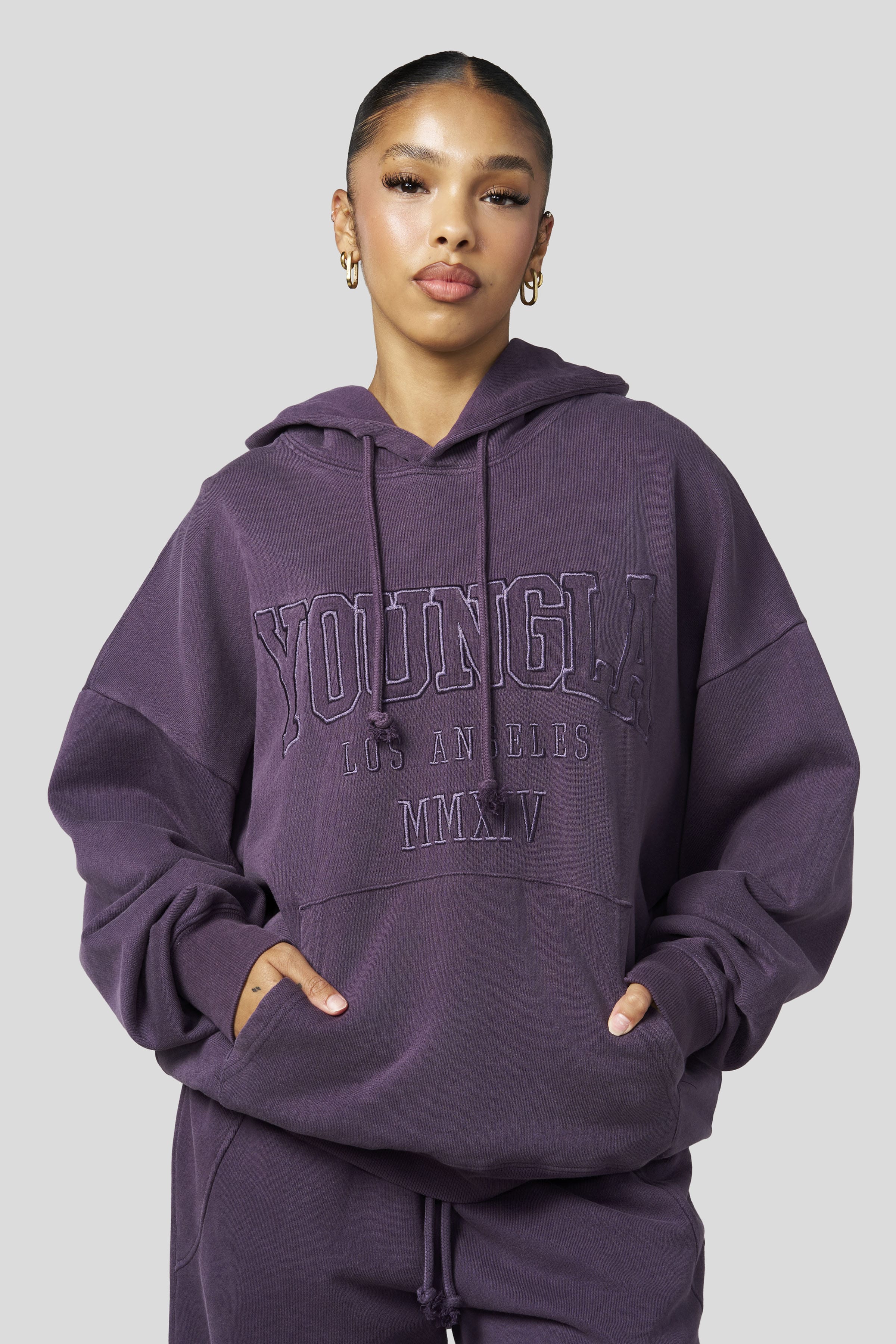 W542 - Mineral Hoodie - Purple