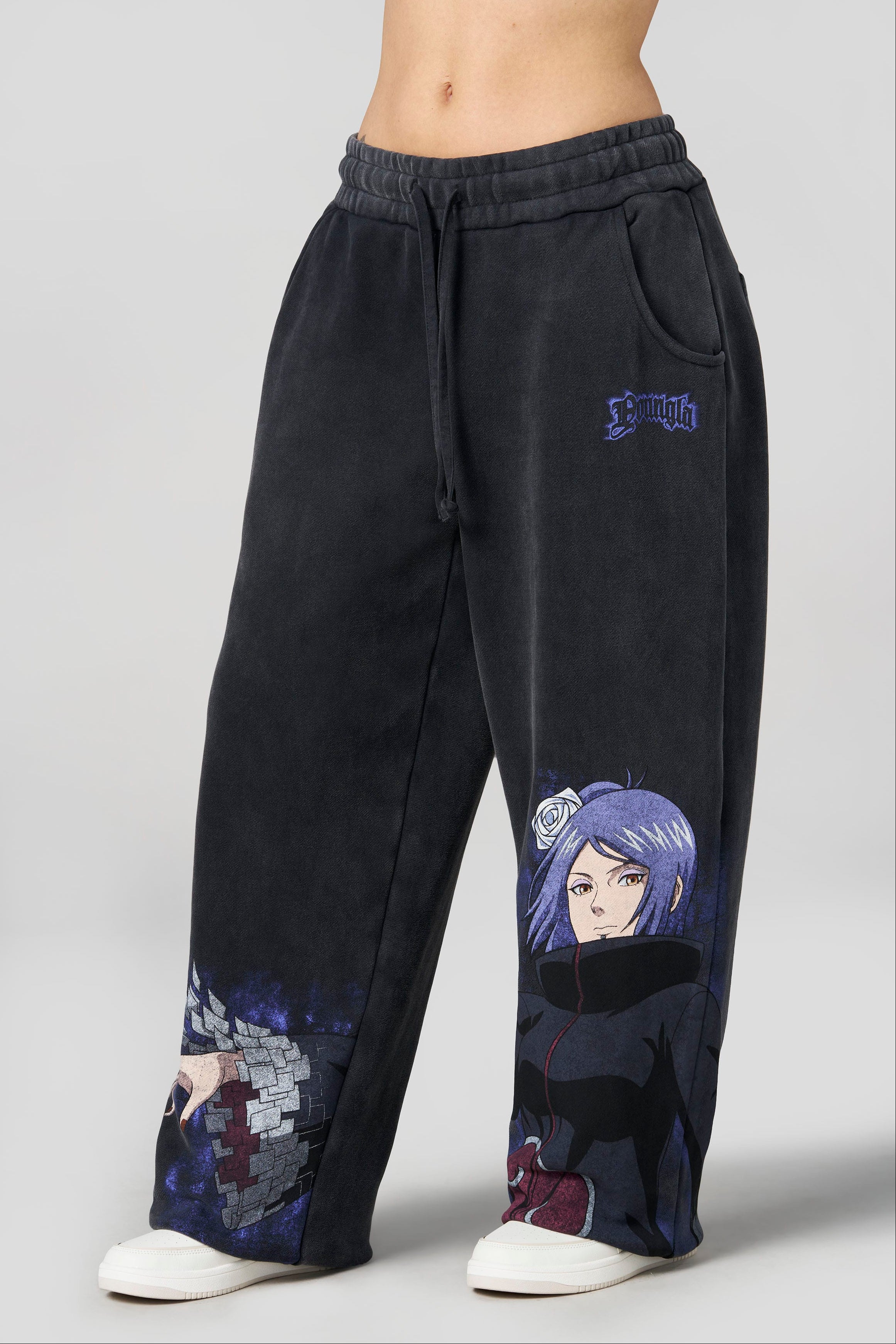 W2290 - Naruto Barrel Jogger - Washed Black