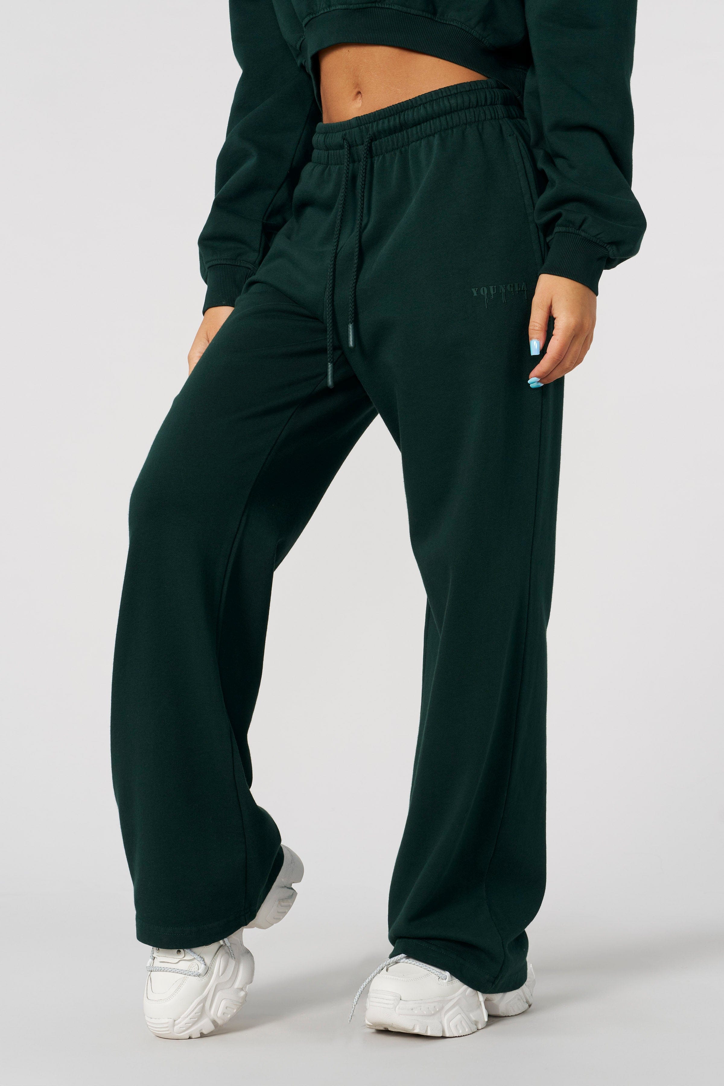 W255 Premier Joggers - Green Wash
