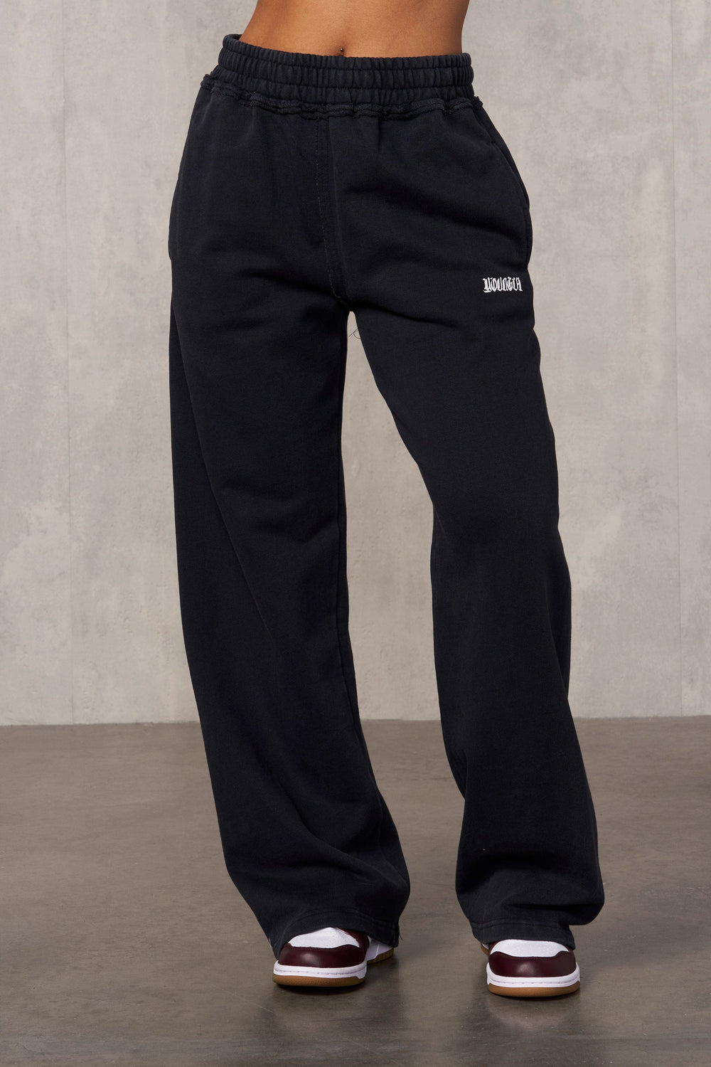W260 - Rebel Straight Leg Joggers - Black