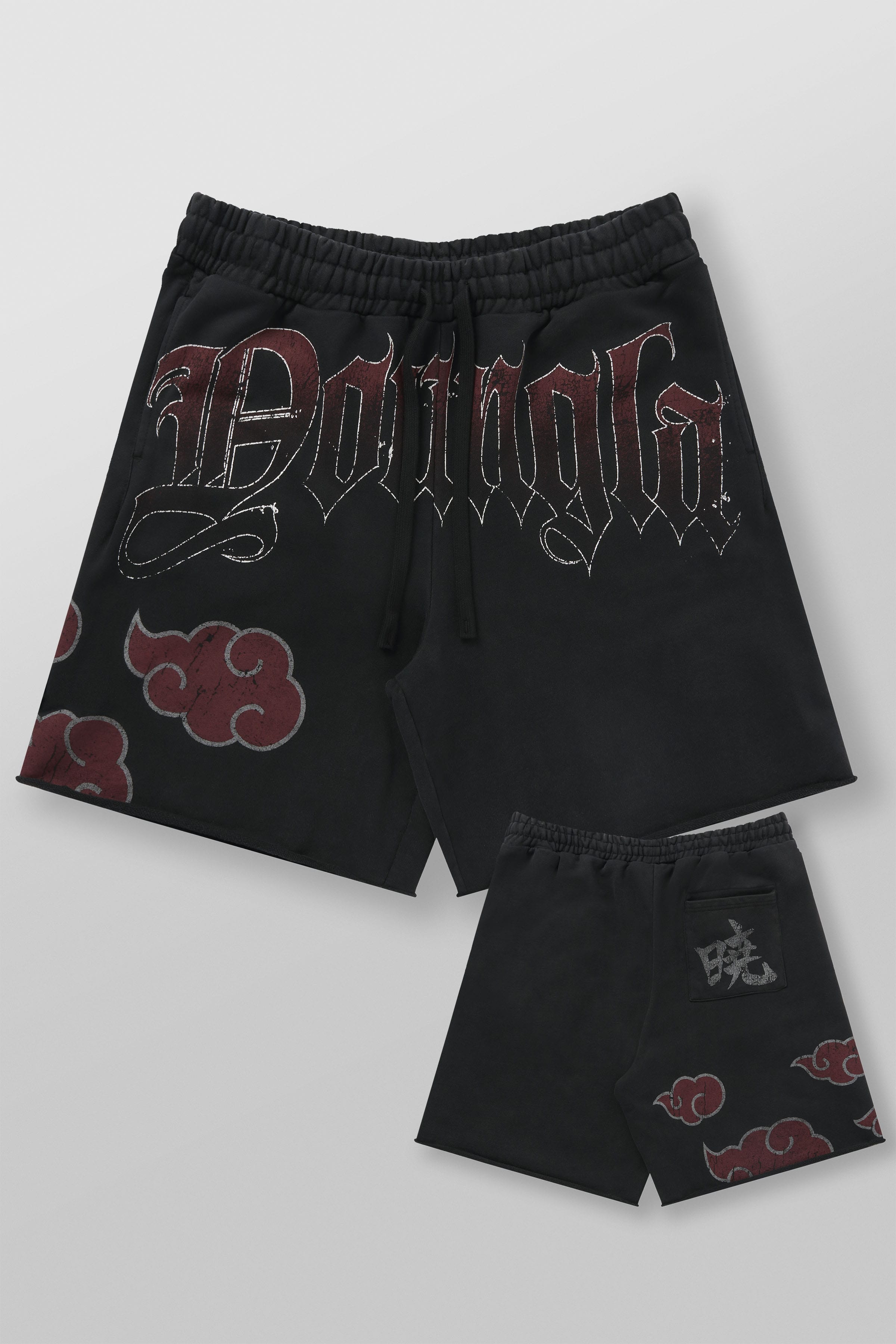 1002 - Naruto Sweat Shorts - Akatsuki