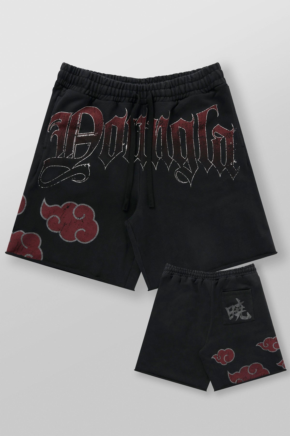 1002 - Naruto Sweat Shorts - Akatsuki