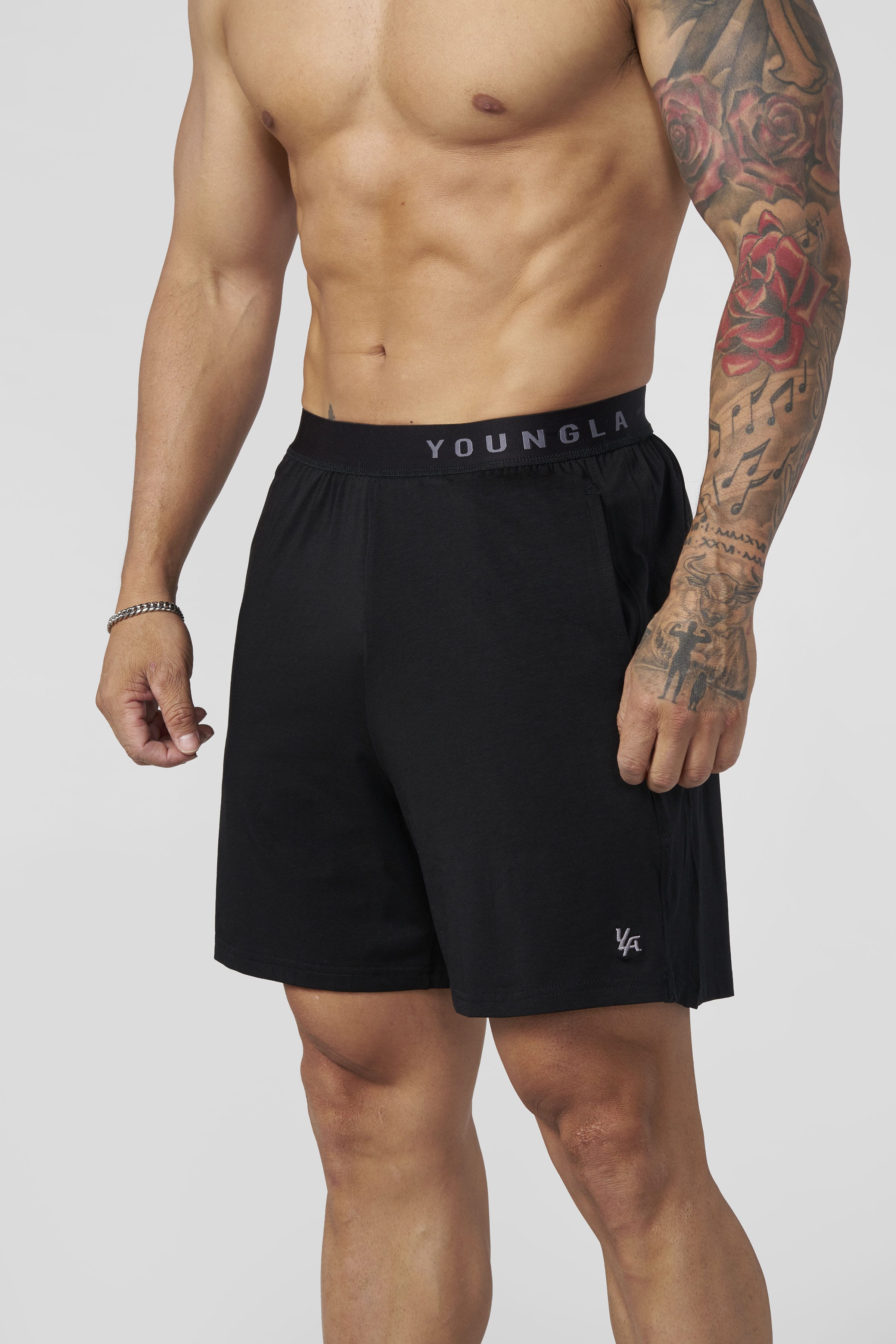 1008 - Sleepwear Shorts - Black