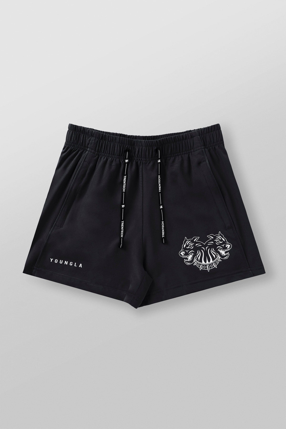 1012 - Tren Twins Quad Reveal Shorts - Black