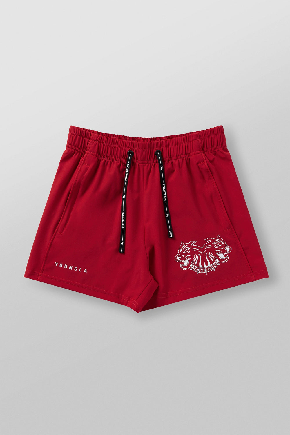 1012 - Tren Twins Quad Reveal Shorts - Red