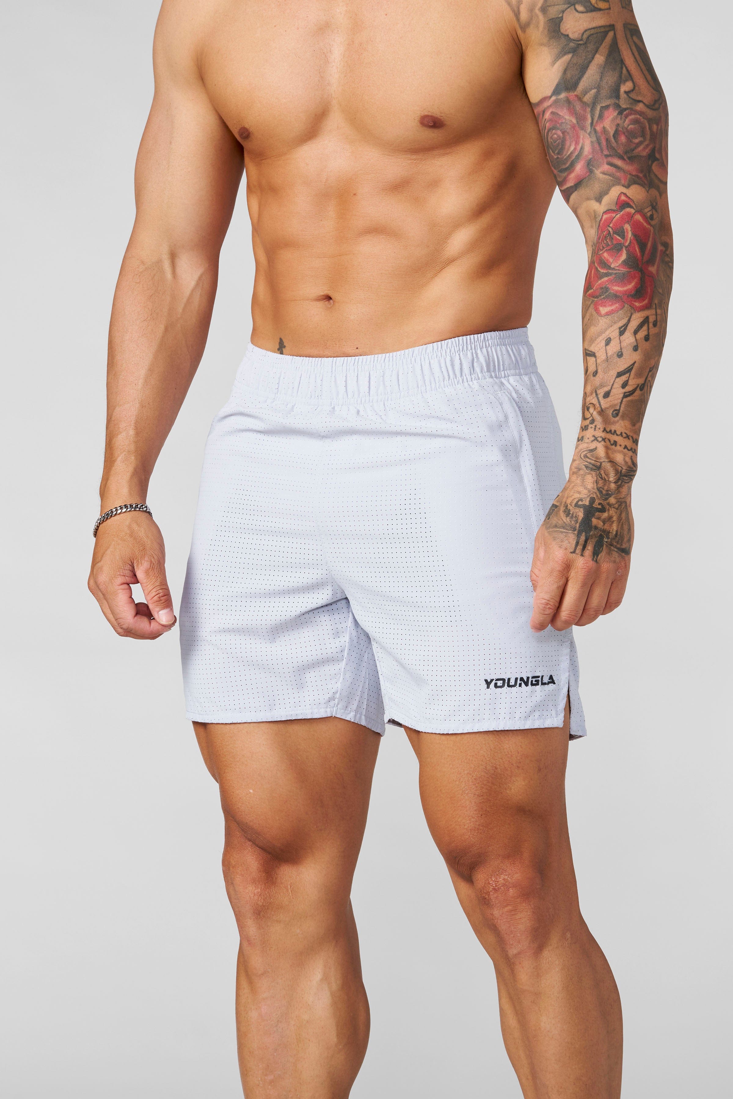 1028 - Weightless Shorts - Light Grey