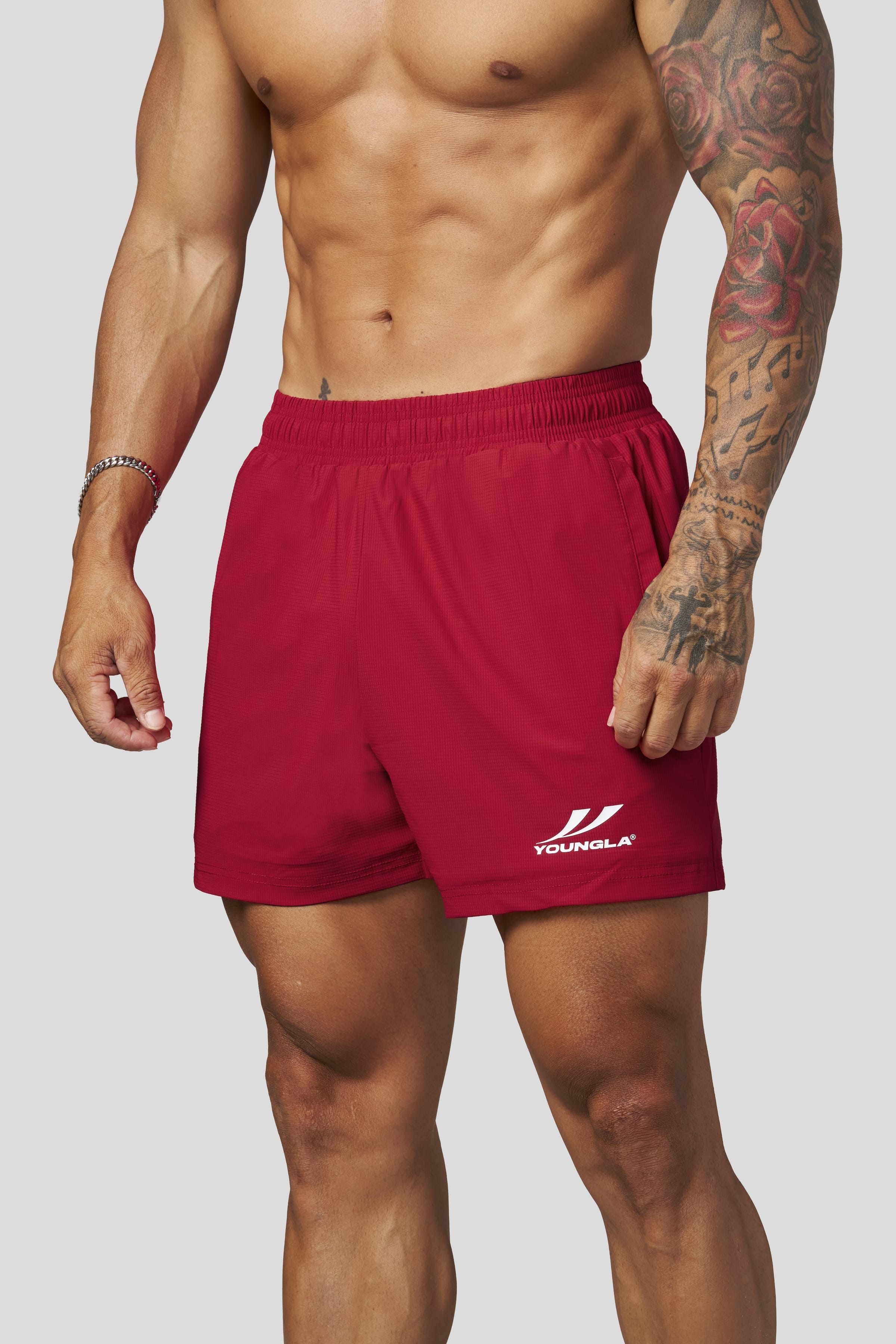 1034 - Core Training Shorts - Red