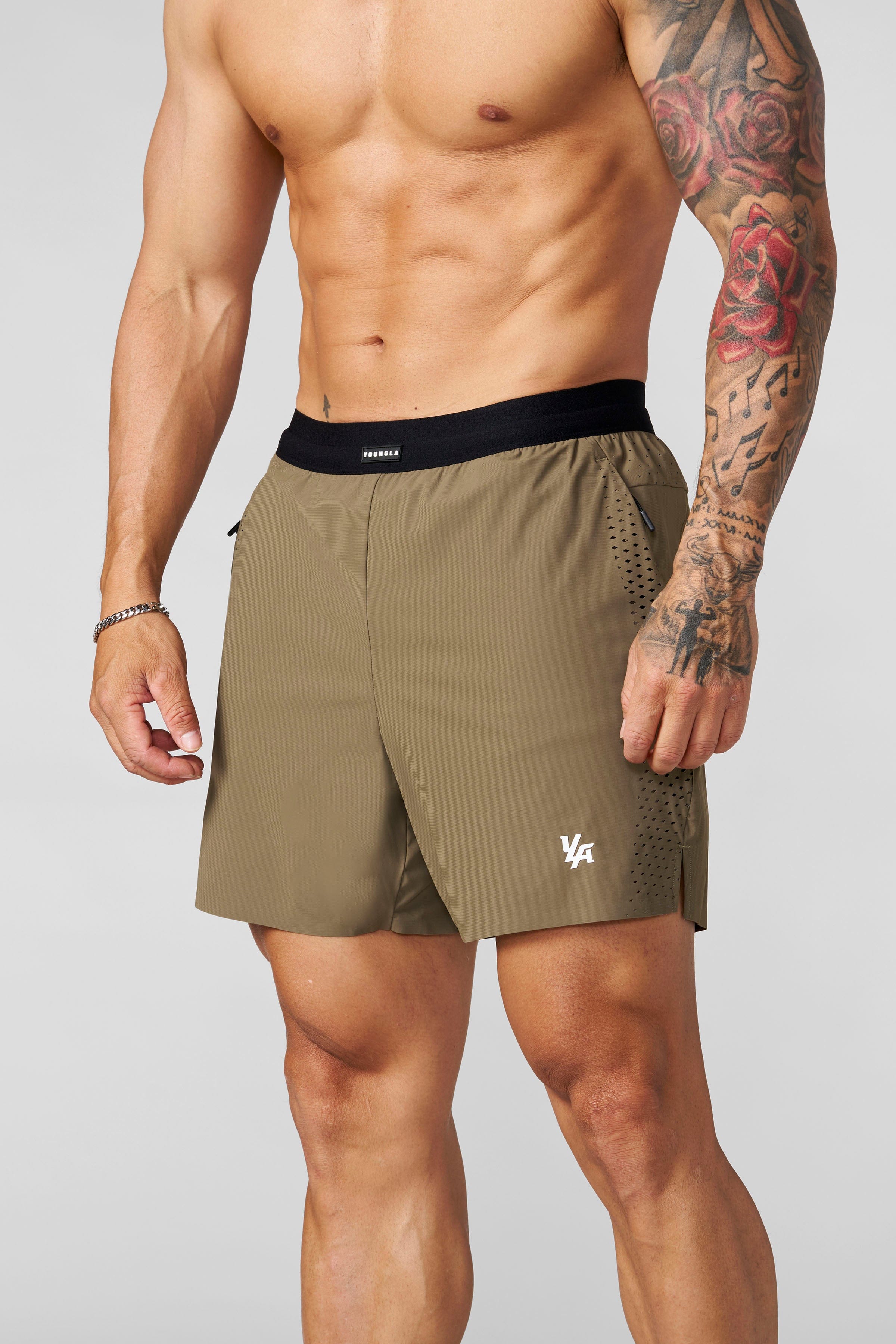1054 - AeroVent Compression Shorts - Olive