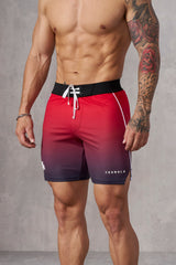 1067 - Men's physique Stage Shorts - Red