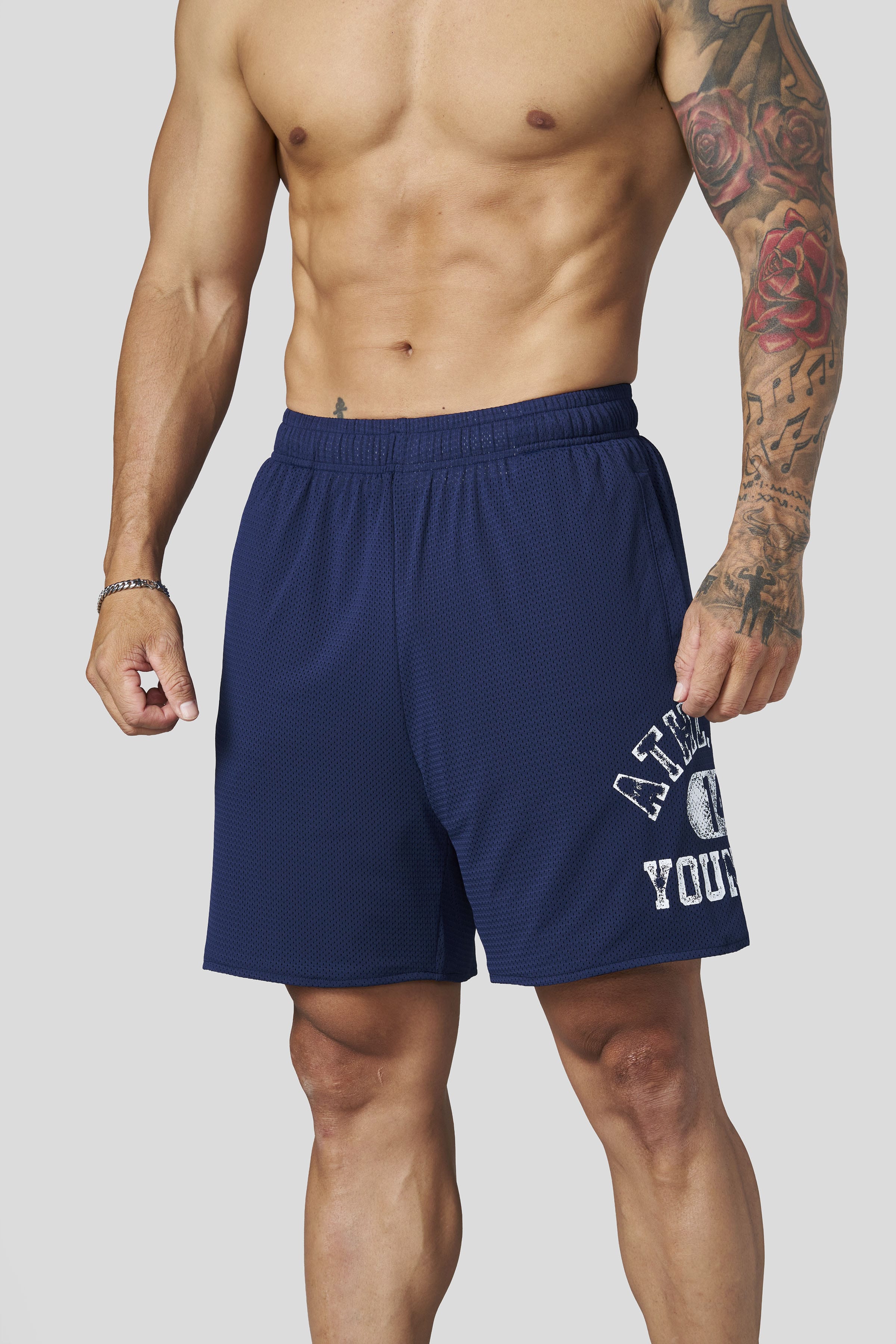1069 - Golden Era Mesh Shorts - Navy