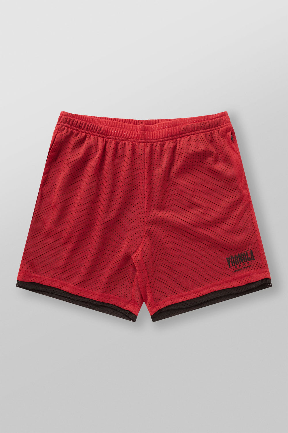 1092 - Double Mesh Shorts - Red