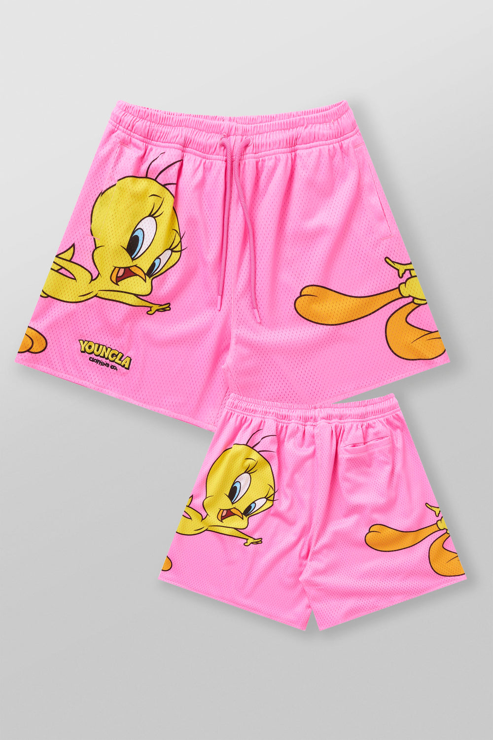 1098 - Looney Tunes Basketball Shorts - Pink