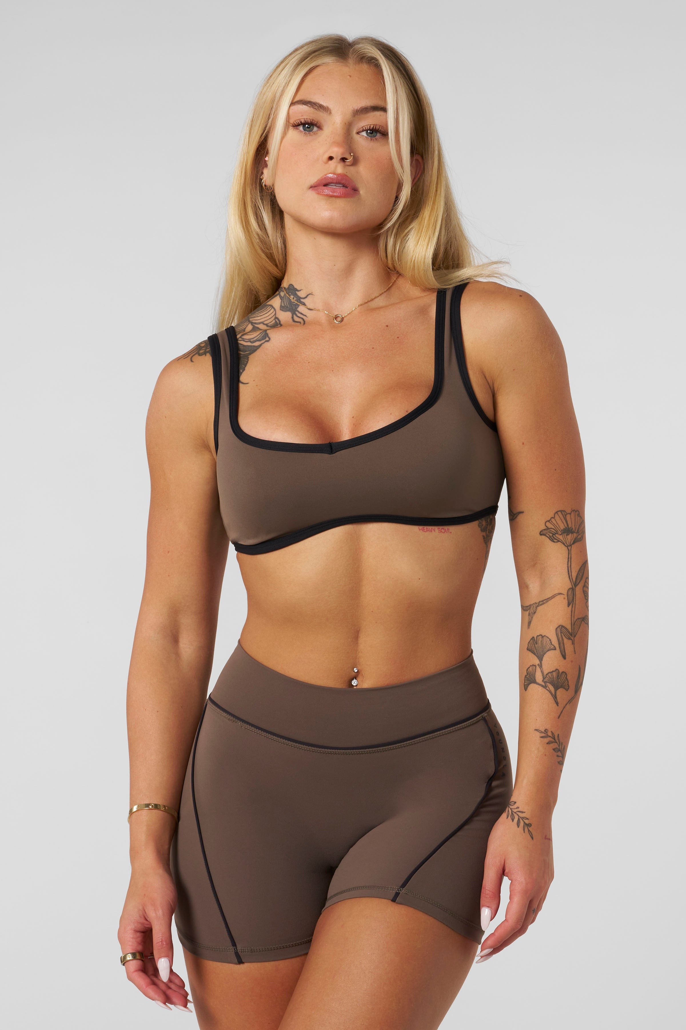 W366 - Elevate outline Bra - Taupe