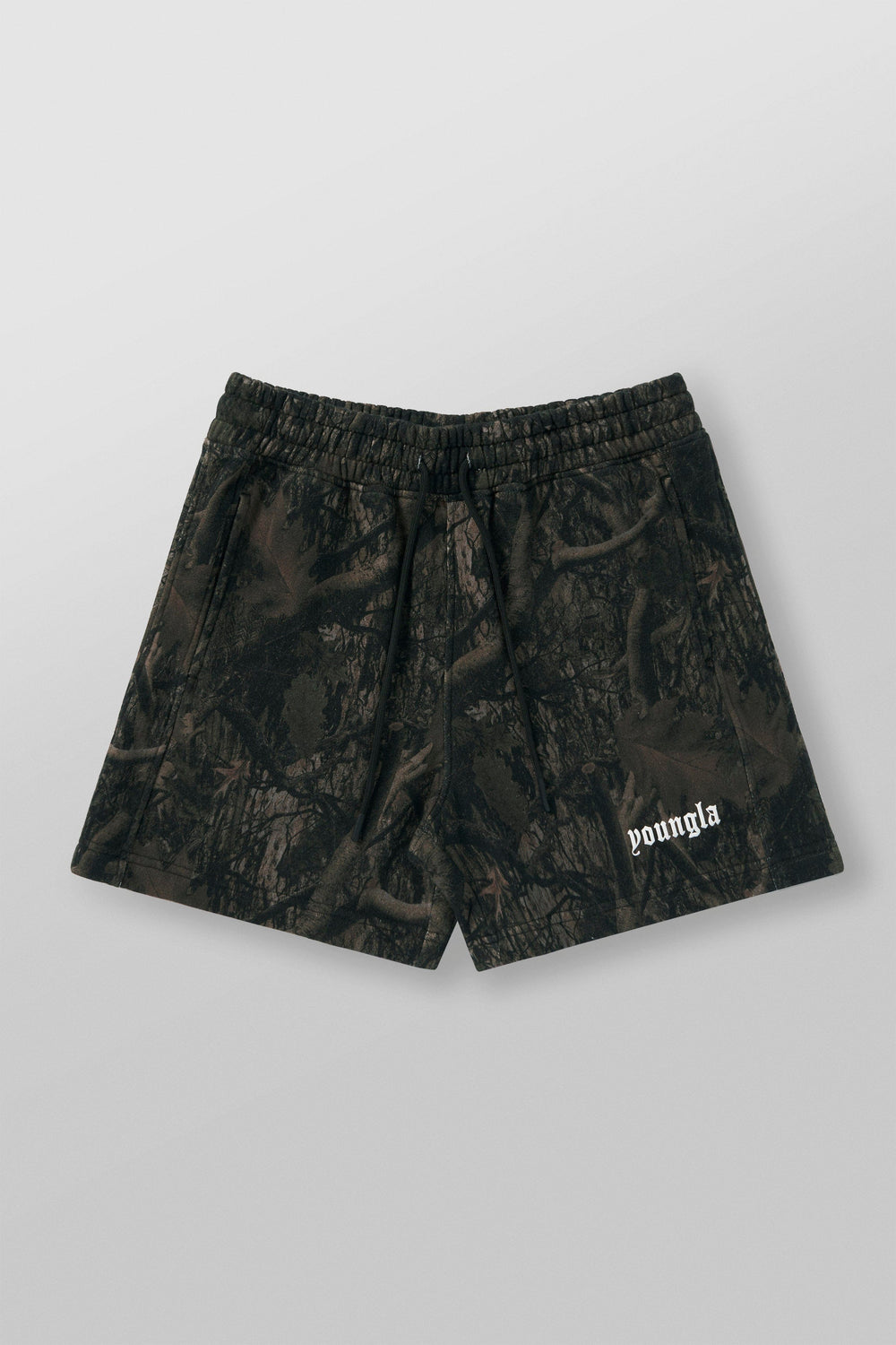 1118 - Tree Camo Cotton Shorts - Dark Tree Camo