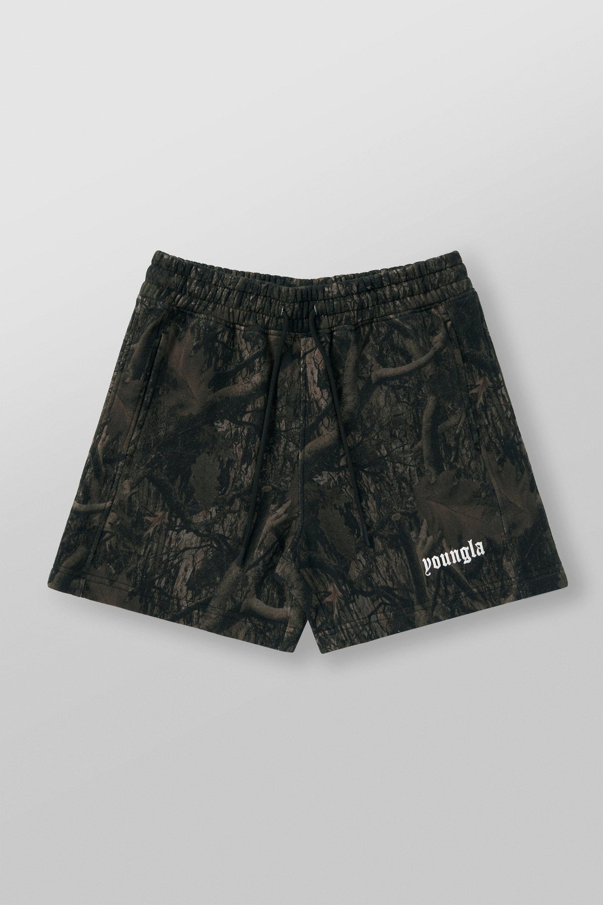 1118 - Tree Camo Cotton Shorts - Dark Tree Camo