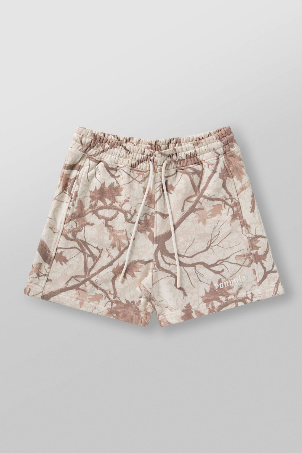 1118 - Tree Camo Cotton Shorts - Snow Tree Camo