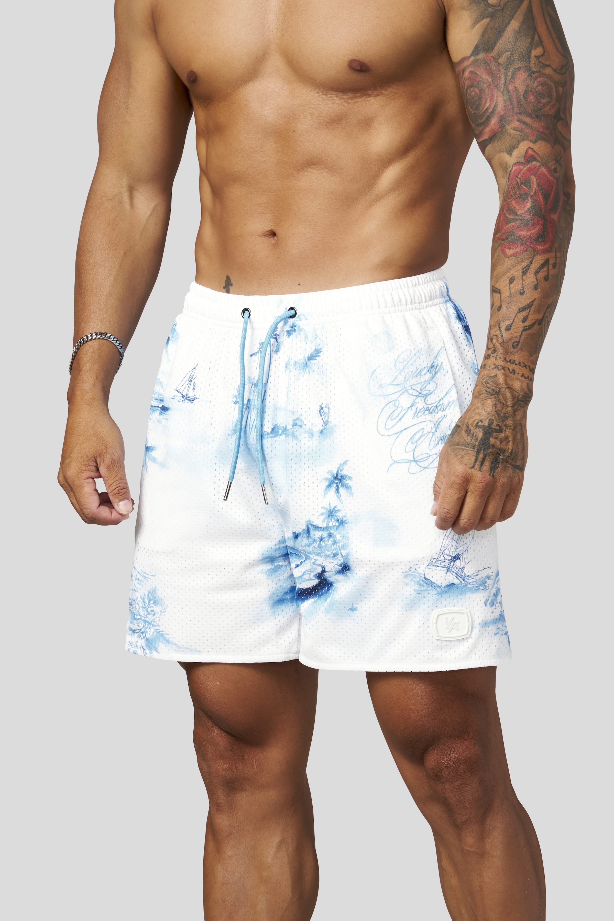 1127 - Daydream Mesh Shorts - Pacific Haze
