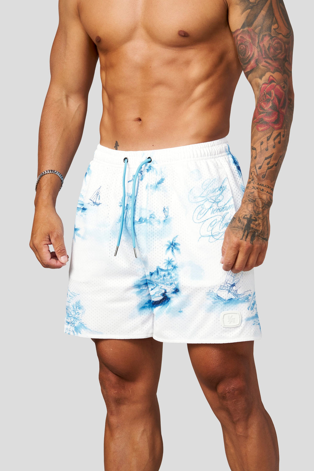 1127 - Daydream Mesh Shorts - Pacific Haze