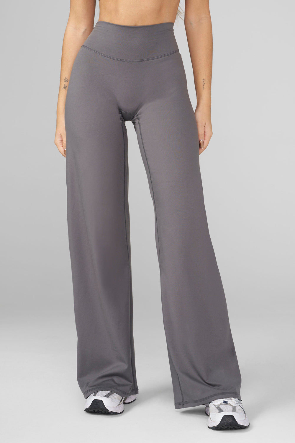 W2227 - Reset Wide Leg Leggings - Charcoal
