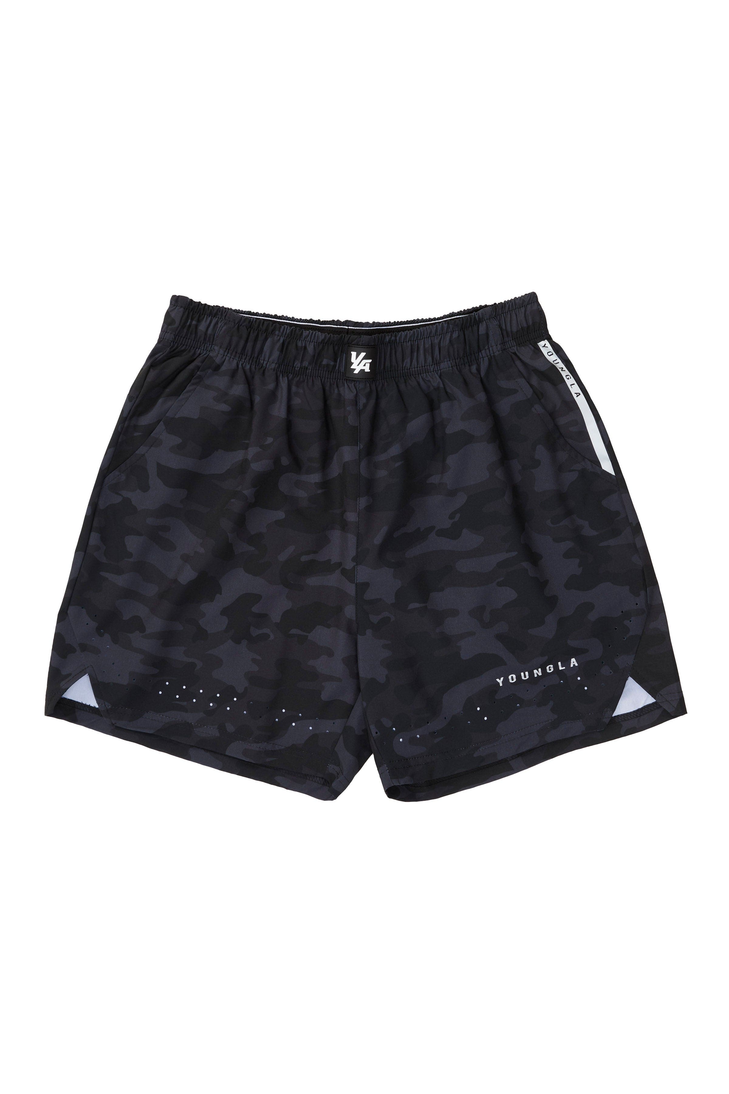 146 Sprint Shorts - Camo Black