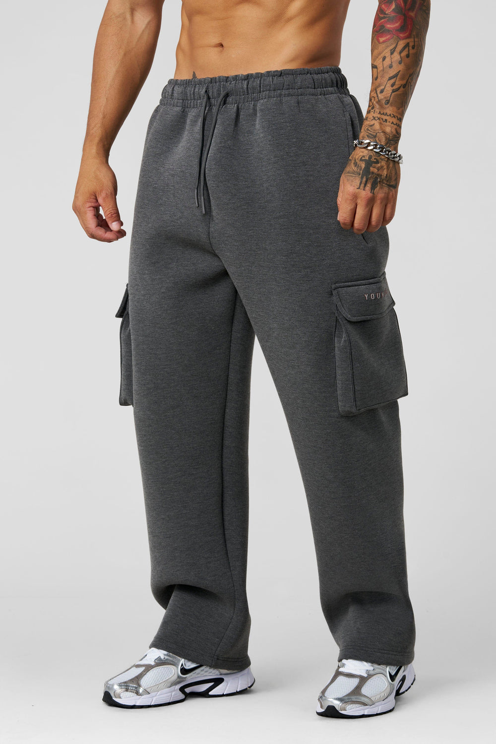 2047 - Scuba Cargo Sweats - Charcoal Heather