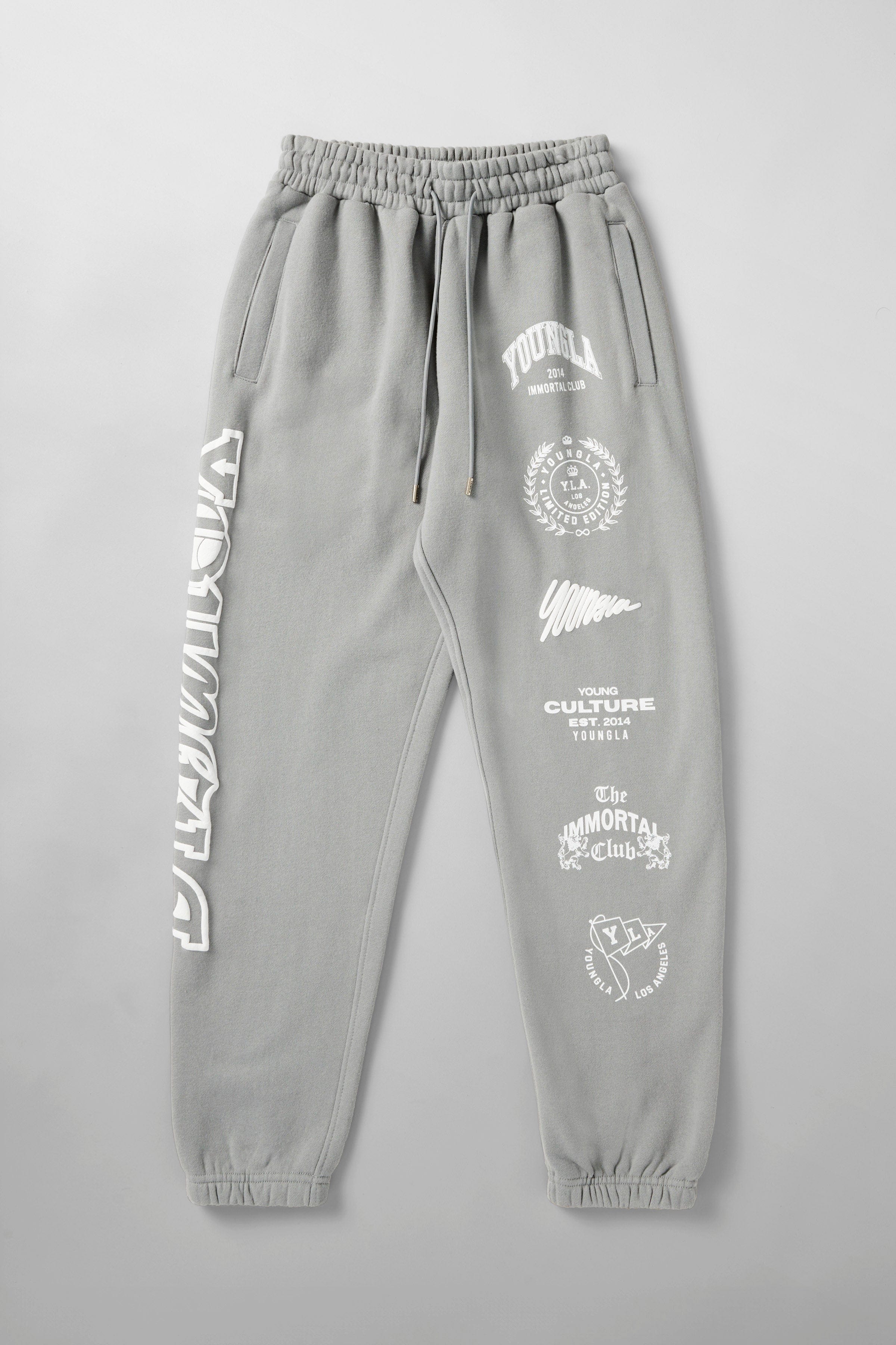 204 - Immortal Killer Joggers - Light Grey