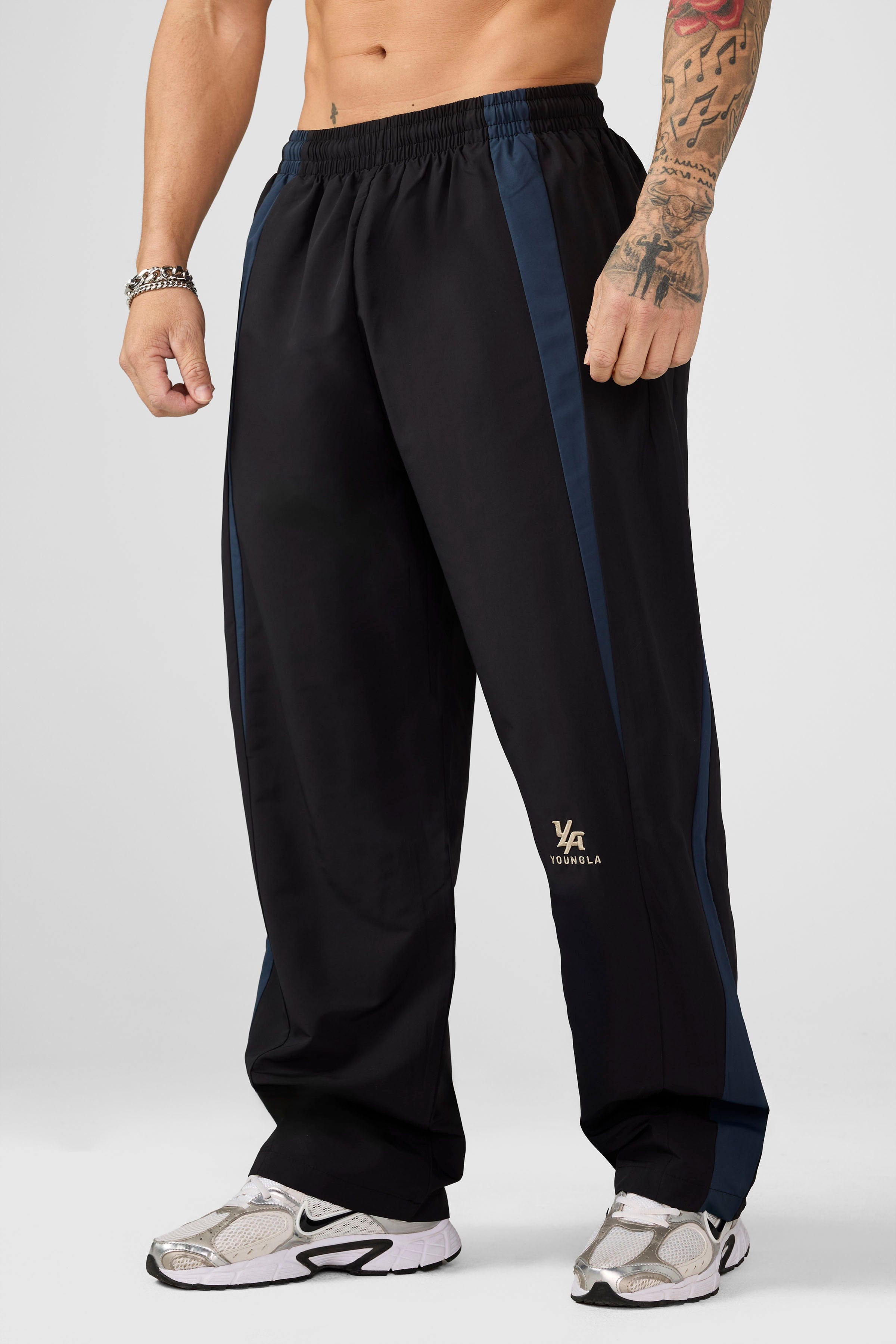 2057 - Fight Week Tracksuit Pants - Black/Navy
